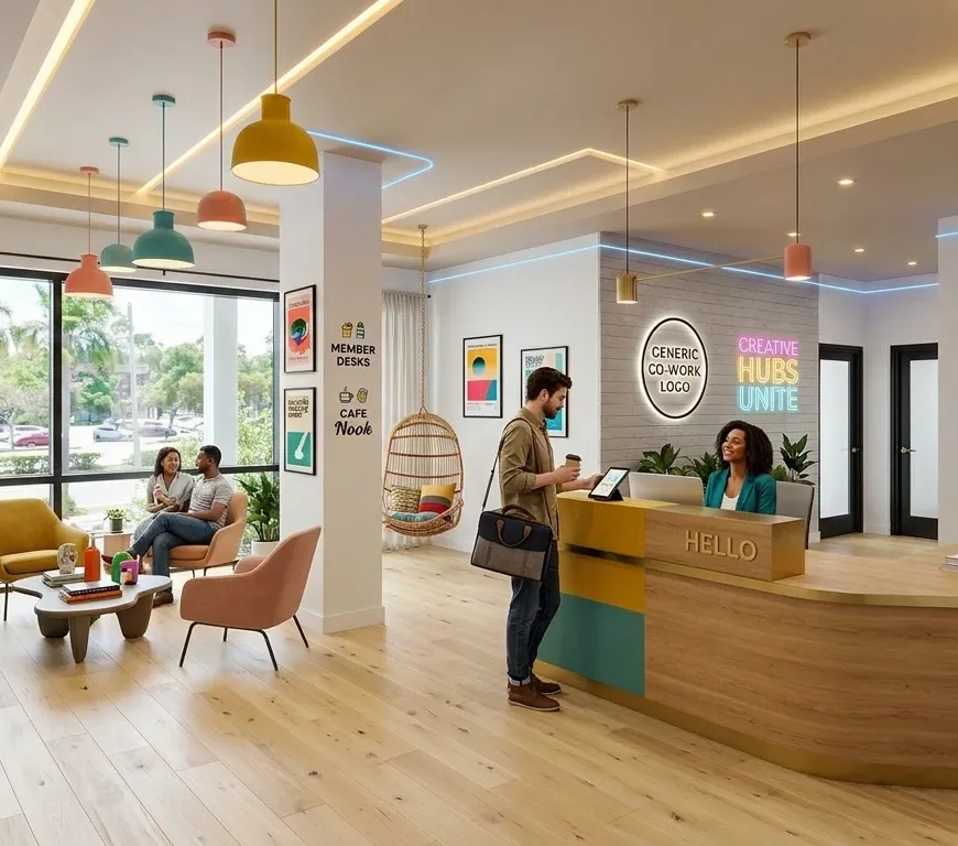 Modern Class A office environment for creative professionals and boutique firms